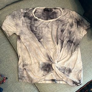 Tie dye. Crop top super soft tie knot
